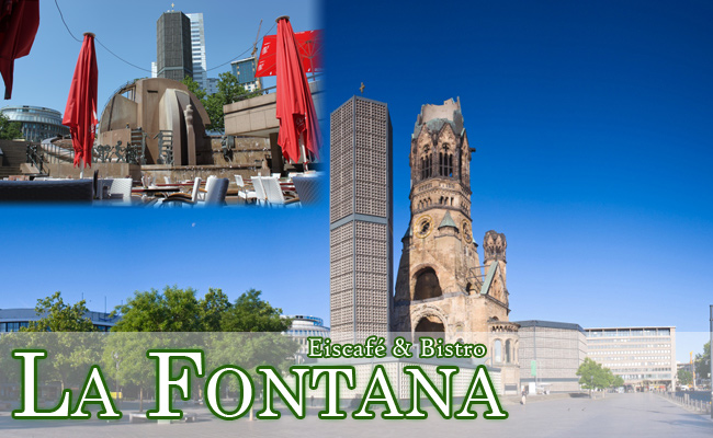 Das La Fontana, direkt an der Gedchniskirche